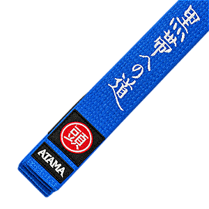 Faixa Bordada Azul Jiu Jistu - Atama