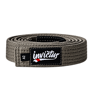Faixa Infantil Cinza Jiu Jitsu - Invictus