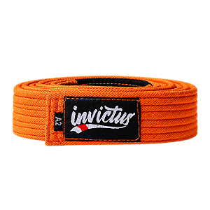 Faixa Infantil laranja Jiu Jitsu - Invictus