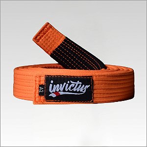 Faixa Infantil laranja Jiu Jitsu - Invictus