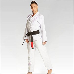 Kimono Branco Jiu Jitsu Feminino Ocean - Mormaii
