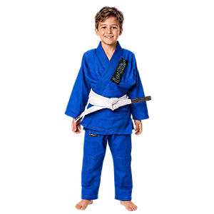 Kimono Infantil de Jiu Jitsu Azul - Adequado para campeonato
