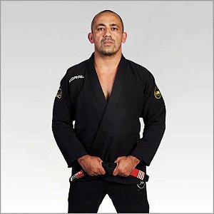 Kimono Preto Jiu Jitsu Koral Flow Trançado