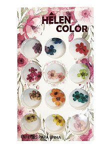 Flores secas para encapsular - Hêlen Color - FS1