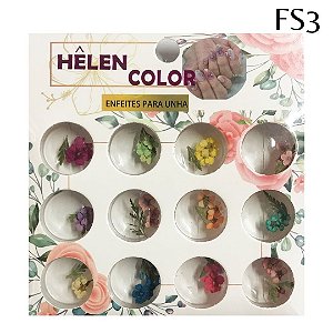 Flores secas para encapsular - Hêlen Color - FS3