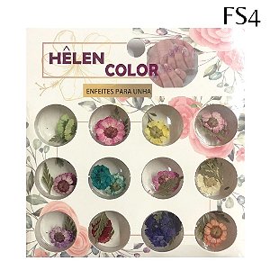 Flores secas para encapsular - Hêlen Color - FS4