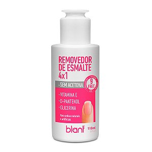 Removedor De Esmaltes Sem Acetona 4x1 110ml Blant