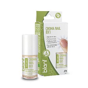 Base Fortalecedora De Unhas Croma Nail 8x1 8,5ml Vegan Blant