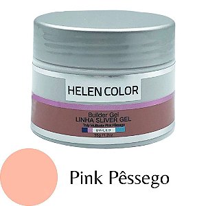 Gel para Unhas de Gel Helen Color Silver – Pink Pessêgo 35g