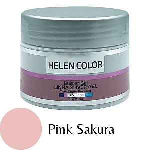 Gel para Unhas de Gel Helen Color Silver – Pink Sakura 35g