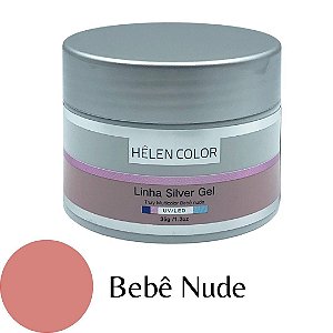 Gel para Unhas de Gel Helen Color Silver – Bebê Nude 35g