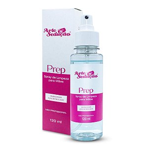 Prep Spray de Limpeza para Mãos 120ml, Arte Sedução