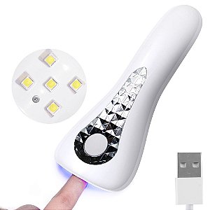 Mini Cabine Led Uv Portátil Secagem Unhas Gel Estufa 18W Q5