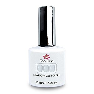 Esmalte em Gel Translúcido Renda Top Lírio Soak-Off 12ml