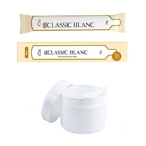 Sachê Gel Construtor Classic Blanc Vòlia + Pote Reutilizável