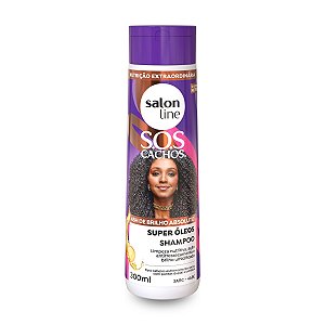 Shampoo Super Óleos SOS Cachos 48h Brilho Salon Line 300ml