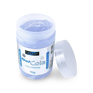 Pote Gel Cola Transparente Ultra Fixação Penteado Cabelo Definição Prolongada Hidratação Antifrizz 1Kg Yelsew