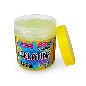 Gelatina Super Definição Óleo de Manga + Keratina Hidratação Cachos Ondulados Crespos Fixação Antifrizz 500g Yelsew