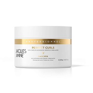Máscara Perfect Curls Hidratação Definição Prolongada Antifrizz Cachos Brilho Saudável Fórmula Nutritiva 240g Jacques Janine