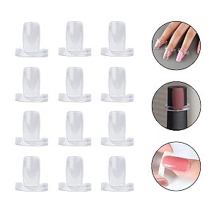 Kit 100 Anéis Transparente Mostruário Esmalte Cores Unha Expositor Manicure Design