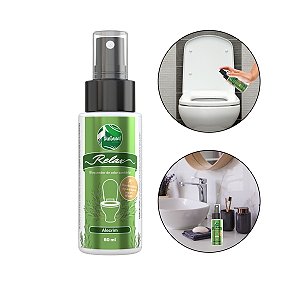 Bloqueador Odor Spray Sanitário Alecrim 60ml Pantanal Aromas, Linha Relax Fragrância Suave Resultado Instantâneo