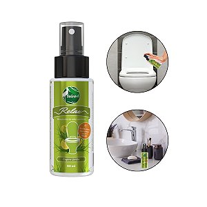 Bloqueador Odor Sanitário Capim Limão 60ml Pantanal Aromas, Linha Relax Fragrância Suave Resultado Instantâneo