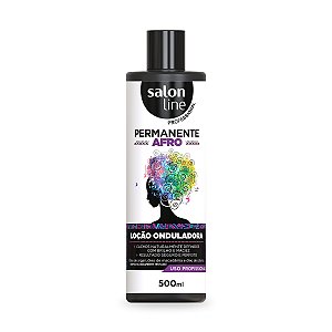 Loção de Cachos Onduladora Permanente Afro Salon Line 500ml