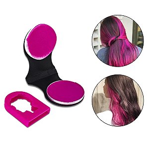 Giz Rosa Tintura Temporária Cabelo Colorido Festas Carnaval
