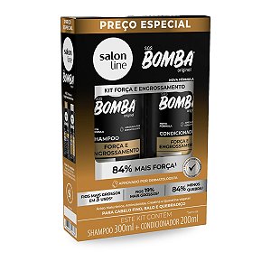 Shampoo + Condicionador SOS Bomba Engrossamento Salon Line