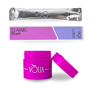 Sachê Gel LED UV Classic Blush 14g + Pote ECO 30g Vòlia