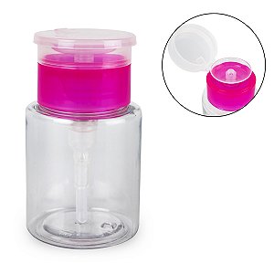 Porta Acetona de Plástico Removedor de Esmalte Dosador 100ml