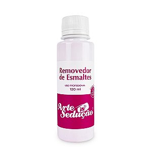 Removedor de Esmaltes Unhas Sem Acetona 120ml, Arte Sedução