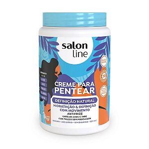 Creme de Pentear Definição Natural Antifrizz 1kg, Salon Line