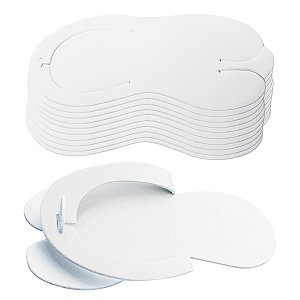 Kit 100 Unidades Chinelo Descartável EVA Branco Pedicure Spa