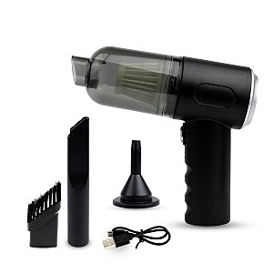 Mini Soprador Aspirador Pó Sem Fio Portátil Recarregável USB