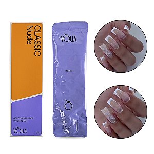 Sachê Gel Classic Nude Alongamento de Unhas LED/UV 34g Vòlia