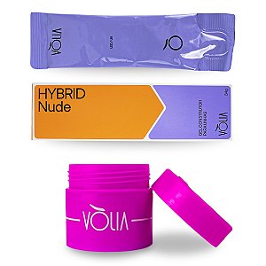 Refil Sachê Gel LED UV Hybrid Nude, 34g + Pote ECO, Vòlia