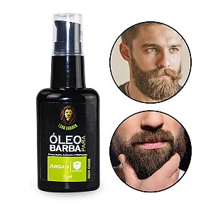 Óleo Hidratante Argan Para Barba Men Care 35ml Leon Barber