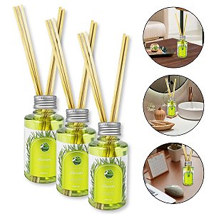 Kit 3 Aromatizador Ambientes Alecrim 200ml Pantanal Aromas