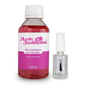 Kit Revitalizador Óleo de Cutículas 150ml +Frasco Vidro 10ml