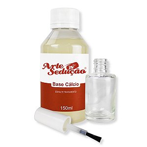 Kit Base Cálcio Tratamento Fortalecedor 150ml + Frasco 10ml
