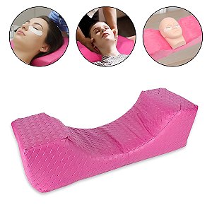 Almofada Suporte de Cabeça Apoio Extensão de Cílios Pink