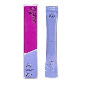 Refil Gel Classic Pink Sem TPO e HEMA LED/UV Unha 14g Vòlia