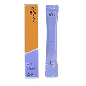 Refil Gel Classic Nude Sem TPO e HEMA LED/UV Unha 14g Vòlia