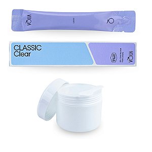 Kit Gel Classic Clear Sem TPO HEMA 14g LED UV Vòlia + Pote