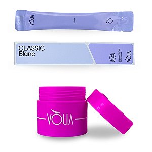 Kit Gel Classic Blanc Sem TPO Sachê 14g + Pote ECO, Vòlia