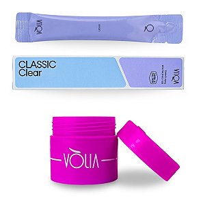 Kit Sachê Gel Classic Clear Sem TPO 14g + Pote ECO, Vòlia