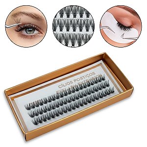 60 Cílios Tufinho Para Extensão 30P 0.07 10mm Curvatura D