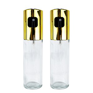 Kit 2 Sprays 100ml Borrifador Vidro Azeite Utensílio Cozinha
