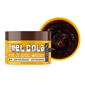 Gel Mel Cola Fixador Extra Forte Efeito Brilho 240g Yelsew